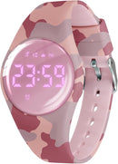 Kids Watches for Girls Boys Digital Sport Watch with Step Counter Pedometer Vibration Alarm Clock, No App Waterproof Fitness Tracker Kids Watch Boys Girls Teens Students Ages 5-16 by TinyTreasures Baby Boutique