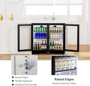 COTLIN 36" W Back Bar Cooler Beer Fridge Undercounter Refrigerator with LOW-E Glass Free Standing Beverage Refrigerator Adjustable Shelves for Soda Beer Wine, ETL NSF Approved by CozyNest Decor