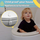 4our Kiddies Child Safety Cabinet Locks for Babies (2 Pack) Child Proof Latches for Cabinets and Drawers Doors, Baby Proofing Cabinet Strap Locks for Cupboards, Fridge, Toilet and Closet by TinyTreasures Baby Boutique
