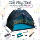 Magnetic Kids Play Tent - Imaginative Popup Space Tent for Indoor/Outdoor Fun - Galaxy Dome Playhouse for Boys & Girls - Perfect Kid's Gift - 47" x 47" x 43" by TinyTreasures Baby Boutique