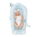 MyBaby 3-in-1 Calming Baby Cushion, Soothing Comfort for Newborns & Infants, Snuggling Sensation, Sound and Vibration, Designed for Safety, Rechargeable & Machine-Washable, by Homedics, Blue by TinyTreasures Baby Boutique