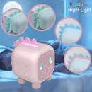Alarm Clock Kids Dinosaur Alarm Clocks Girls Pink Digital Alarm Clock for Kids Girl Children with Night Light by TinyTreasures Baby Boutique