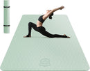 HAPBEAR Extra Large Yoga Mat - 72"x48"/78"x54", 1/4" & 1/3" Thick, Non-Slip, Durable, Eco-Friendly, Wide Exercise Mat for Home Workouts, Yoga, Pilates, Stretching, Meditation (Barefoot Exercise) by TinyTreasures Baby Boutique