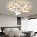 Low Profile Ceiling Fan with Lights,110v Modern Dimmable Flower Shape, Remote Control/app Control,Timing 6 Gear Speeds Fan Ceiling Lamp. by TinyTreasures Baby Boutique