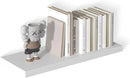 12 Inch Deep Floating Shelves for Wall 1 Pack White Floating Shelves Large Storage Space Wall Mount Shelf for Living Room Kitchen Bathroom 30" W x 12" D x 1.2" H White by CozyNest Decor