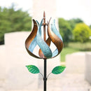 Wind Spinners for Yard and Garden, Wind Spinners Outdoor Metal Large 360 Degrees, Birthday Gifts for Women Family Outdoor Decor(Tulip 75'' x 14'') by GreenHaven Gardens