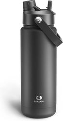 Insulated Water Bottle with Straw Stainless Steel Water Bottle, Leak-Proof, BPA-Free, Double Wall Vacuum Keeps Cold for 24 Hours for Sports, Travel, School (32 oz, Black Night) by CozyNest Decor