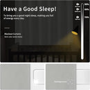 Easy-Going Blackout Curtains for Bedroom, Solid Thermal Insulated Grommet and Noise Reduction Window Drapes, Room Darkening Curtains for Living Room, 2 Panels (42x95 in, Light Gray) by CozyNest Decor