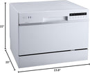 EdgeStar DWP63 21-5/8 Inch Wide 6 Place Setting Countertop Dishwasher - White by TinyTreasures Baby Boutique