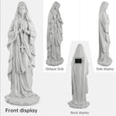 Virgin Mary Statue 31.49 Inch Religious Garden Statue Solar Mary Statue Outdoor Yard Patio Deck Home Entryway Hallway Sculpture by GreenHaven Gardens
