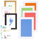 Inkless Baby Hand and Footprint Kit,Clean-Touch Ink Pad Kit,Safe No Mess Printing Infant Hand Foot Stamp,4 Pack Newborn Inkless Print Pads Best Keepsake or Gifts for Family by TinyTreasures Baby Boutique