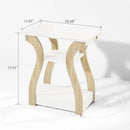 End Table Set of 2 with Charging Station, Side Table with USB Ports and Outlets, Nightstand, 3 Tier End Table with Storage Shelf for Living Room, Bedroom (White Set of 2) by CozyNest Decor