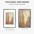 Homeforia 11 x 17 Picture Frame Black, High End Metal 11x17 Poster Frames with Mat 8x12 for Photo, 11 x 17 Black Frame Matted to 8 x 12 inch Print, 17x11 Thin Frame, Tempered Glass, Wall Kit, Set of 1 by CozyNest Decor