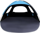 WhiteFang Beach Tent Anti-UV Portable Sun Shade Shelter for 3/4/6/8 Person, Extendable Floor with 3 Ventilating Mesh Windows Plus Carrying Bag, Stakes and Guy Lines by TinyTreasures Baby Boutique