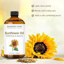 Majestic Pure Sunflower Essential Oil with Glass Dropper - Huge 4 Fl Oz - 100% Pure and Natural Black Pepper Oil - Premium Grade Essential Oils for Diffuser, Aromatherapy, Soap and Candle Making by CozyNest Decor
