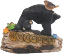 Bear Garden Decorations,Bear Solar Lights Outdoor Garden,Outdoor Solar Lights for Yard Decorations,Bear Garden Welcome Plaque Statue。 by GreenHaven Gardens