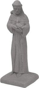 EMSCO Group 2231-1AZ Group Saint Francis Statue – Natural Granite Appearance – Made of Resin – Lightweight – 29” Height by GreenHaven Gardens