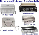 Heavy Duty 24 Inch Grill Cover Compatible with Cuisinart CGG-306, Royal Gourmet 24’’ Tabletop Griddle PD1301R/ PD1301S, Ninja OG751, Compatible with Pit Boss 75275 & PB336GS by GreenHaven Gardens