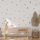 Boho Polka Dot Wall Decals 36 PCS, Boho Wall Decal Wall Sticker for Girls Room Living Room Playroom Nursery, Removable Wall Decals Kids Room Decor Vinyl Murals DIY Cute Decorations (6 Sheets) by TinyTreasures Baby Boutique