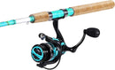 Sougayilang Fishing Rod and Reel Combo, 2-Piece 5-Foot 6-Inch Graphite & Fiberglass Rod, Durable and Strong, Quickset Anti-Reverse Fishing Reel (1Pack/2Pack) by TinyTreasures Baby Boutique