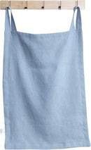 Amazhiyu 100% Linen Door Hanging Laundry Hamper Bag, 19x27 Inches, Steel Blue by CozyNest Decor