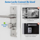Garneck 3 Pcs Door Knob Safety Cover for Kids Toddler- Plastic Child Proof Deadbolt Protector Reusable Anti-Lock Door Lock Covers for Baby, Easy to Install by TinyTreasures Baby Boutique