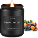 Fall Candle - Harvest Season Scented Candles, Fall Soy Candle for Home Decor, 7 oz Natural Soy Wax – Long-Lasting Autumn Candles, Aromatherapy Gift for Women & Thanksgiving, 7oz by CozyNest Decor