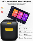 Karaoke Machine for Adults, with Lyrics Display Built-in 13.3" Screen, Truly All in One Karaoke Machine with 2 Wireless Microphone (Hidden & Self Charging), 460W Bluetooth Speaker for Party, TV by TinyTreasures Baby Boutique