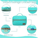 Yarniss Crochet Kits for Beginner, All-Inclusive Crochet Kit for Adults with 14 Size Ergonomic Crochet Hooks,12 Crochet Yarns Balls & Crochet Bag by TinyTreasures Baby Boutique