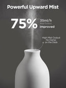 InnoGear Essential Oil Diffuser, 150ml Ceramic Stone Diffuser Handcrafted Aromatherapy Diffusers Ultrasonic Cool Mist Humidifier Vaporizor with 2 Mist Modes Waterless Auto Off for Room Office, White by TinyTreasures Baby Boutique