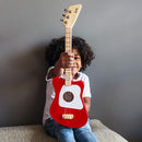 Loog Mini Acoustic kids Guitar for Beginners 3-strings Ages 3+ Learning app and lessons included by TinyTreasures Baby Boutique