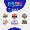 Mobi Little Whale Bubble Bath, Tropical Fruity Scent Kids Body Wash, Gentle Moisturizing Tub Foam for All Skin Type, GMO-Free, Stain-Free, Clear, 8 fl oz by TinyTreasures Baby Boutique