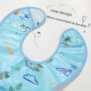 Baby bibs Waterproof Toddler bib - Feeding bib with Pocket for Infant Boy Girl Washable 6-36M by TinyTreasures Baby Boutique