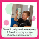 Pandaloo® Smoothie Cups for Kids - Stainless Steel Toddler Tumbler with Straw, Sippy Cup for Smoothies - BPA-Free, Toddler Snack Cups, 10 oz by TinyTreasures Baby Boutique