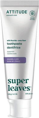 ATTITUDE Enamel Repair Toothpaste with Fluoride, Spearmint Flavor, Vegan & Cruelty-Free, Sugar-Free, Plant & Mineral-Based Ingredients, Clean Oral Care, 4.2 Oz by CozyNest Decor
