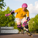 JBM Adult & Kids Knee Pads Elbow Pads and Wrist Guards for Inline Skating, Roller Skating, Skateboarding, Scootering by TinyTreasures Baby Boutique