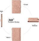 Passport Holder for Travel Rfid Passport Wallet for Women Men with Zipper Pocket Pen Sim Card Holders Slim Travel Accessories by TinyTreasures Baby Boutique
