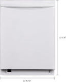 Kenmore 24" Built-in Stainless Steel Tub Dishwasher EasyFlex 3rd, SmartWash, UltraWash, TurboDry, MoreSpace Plus Adjustable Rack, Energy Star Certified, White by TinyTreasures Baby Boutique