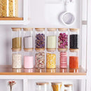 12 Pcs Glass Spice Jars - 8.5oz Empty Small Glass Bottles with Bamboo Airtight Lids and Labels - Thicken Seasoning Spice Containers for Kitchen Organization and Storage… by CozyNest Decor