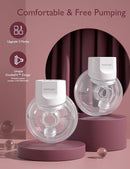 Momcozy Breast Pump S12 Pro Hands-Free, Wearable & Wireless Pump with Soft Double-Sealed Flange, 3 Modes & 9 Levels Double Electric Pump Portable, Smart Display, 24mm, 1 Pack, White by TinyTreasures Baby Boutique