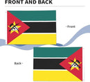 Mozambique Mozambican Flag Garden Yard House 2x3 ft Flags Double Sided Print Banner Indoor Outdoor Party Home Decorations for Boat Dorm House Balcony by GreenHaven Gardens