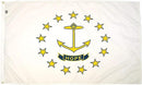 FlagSource Rhode Island Nylon State Flag, Made in the USA, 3x5' by GreenHaven Gardens