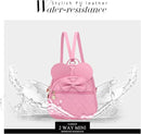 KL928 Girls Bowknot Polka Dot Cute Mini Backpack Small Daypacks Convertible Shoulder Bag Purse for Women by TinyTreasures Baby Boutique