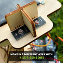 SolarX V2: Sun-Tracking Solar Panel DIY Kit with Arduino Nano, Solar Sun Tracker Sytem with Electronic Components, Educational Sun Tracker Kit, Solar Coding Kit by CozyNest Decor