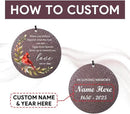 Personalized Sympathy Wind Chimes, Memorial Wind Chimes in Memory of a Loved One Gifts,Gifts for Who Loss of Dad, Mom,Brother, Friends, Sympathy Gift Baskets Home Decor Outdoor Garden Patio by CozyNest Decor