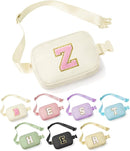 YOOLIFE Sisters Gifts from Sister - Sister Birthday Gifts, Big Sister Gifts White Initial Crossbody Bag Belt Bag for Sister Z, Beige by TinyTreasures Baby Boutique