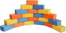 The Original Premium Plush Building Block for Kids - Certified Safe Foam Blocks in Luxuriously Soft Fabric Covers - Set of 24 (B.O.Y.) by TinyTreasures Baby Boutique