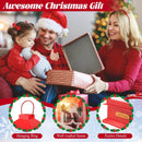 61 Inch Christmas Musical Street Lamp Post with Detachable Snow Globe Lantern-Red by DirectDeals