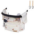 Universal Stroller Organizer with Cup Holders, Detachable Wristlet | Fits All Strollers | Stroller Diaper Bag Organizer with Phone Pocket, Insulated Bottle Holder & Storage Compartments by TinyTreasures Baby Boutique