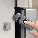 5 Pack Child Proof Refrigerator Lock, QYESWHSR Fridge Locks for Kids with Sticky Adhesive Pads, Child Safety Locks for Doors, RV Refrigerator, Oven Lock Child Safety Baby Cabinet Locks - Clear Updated by TinyTreasures Baby Boutique